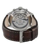 Montre Vaughn Homme Automatique en Cuir marron