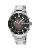 Montre Yorkville Chronograph Homme Automatique en Acier argentée