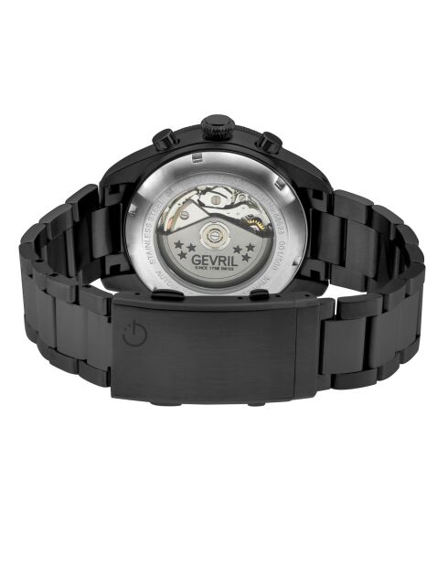 Montre Yorkville Chronograph Homme Automatique en Acier noire