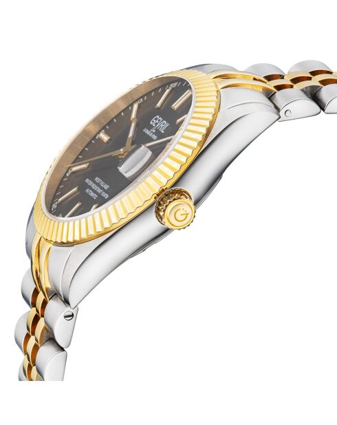 Montre West Village Homme Automatique en Acier argenté/doré