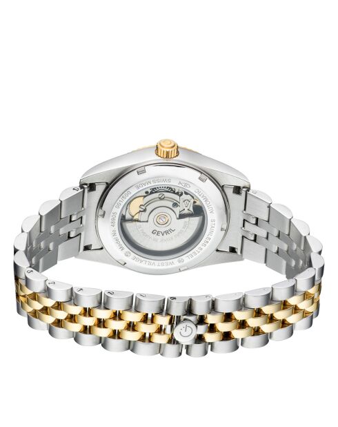 Montre West Village Homme Automatique en Acier argenté/doré