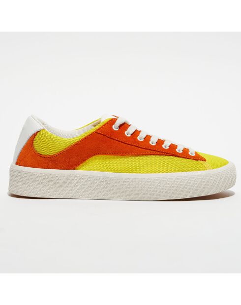 Baskets jaune/orange