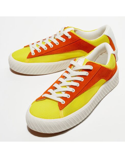 Baskets jaune/orange