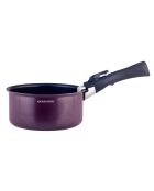 Batterie de cuisine induction amovible prune - 7 pièces
