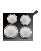 4 Casseroles induction amovibles grises - D.14/16/18/20 cm