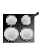Batterie de cuisine induction amovible grise - 10 pièces