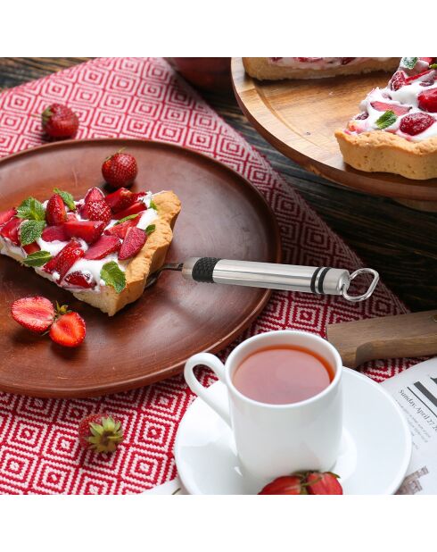 Pelle à tarte grise