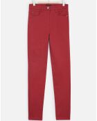 Pantalon slim Tony B framboise