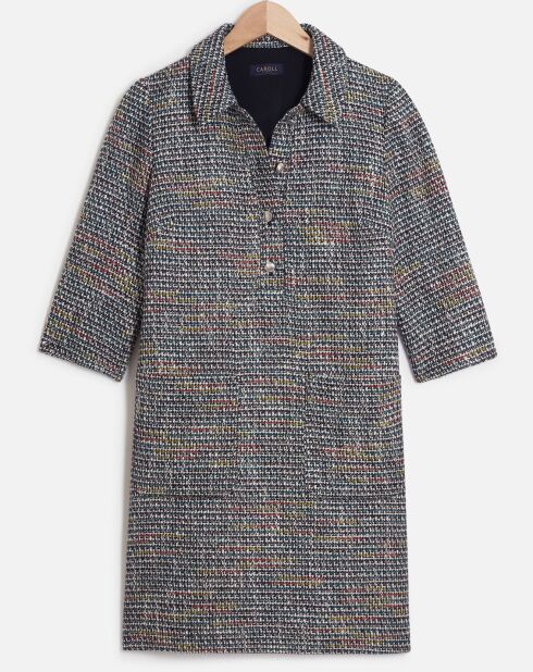 Robe en Tweed Lucia menthe