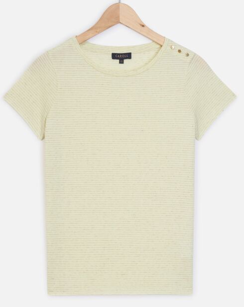 T-Shirt Java rayé sunlight