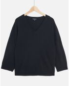 Pull 100% Laine Rosebelle noir