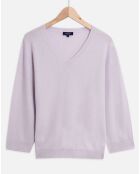 Pull 100% Laine Rosebelle parme