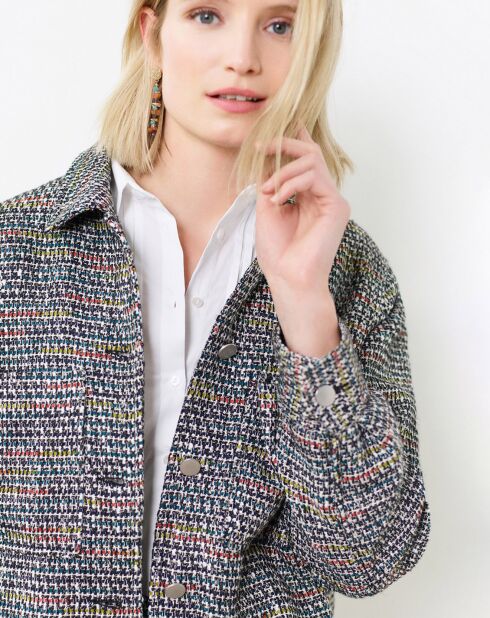 Veste en Tweed Suzette menthe