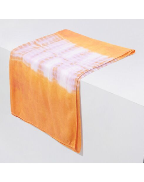 Foulard Livia tie and dye orange - 184x74 cm
