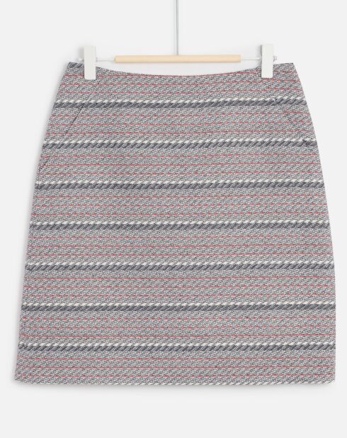 Jupe en Tweed Augustine bleu marine