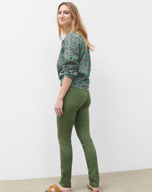 Pantalon slim Craig B kaki