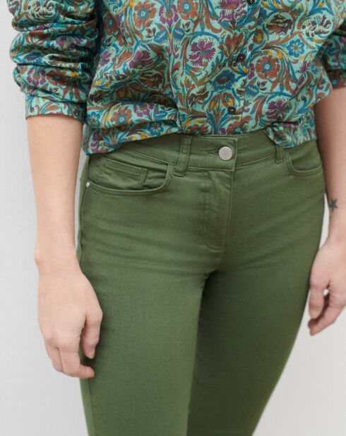 Pantalon slim Craig B kaki