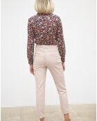 Pantalon slim en Velours côtelé Firenze cream tan