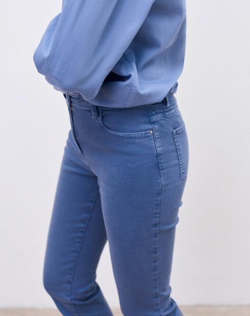 Pantalon slim Tomas bleu violet