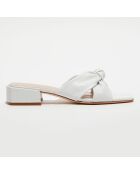 Sandales en Cuir Nola blanches