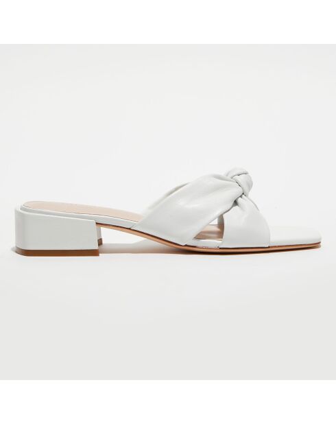 Sandales en Cuir Nola blanches