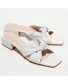 Sandales en Cuir Nola blanches