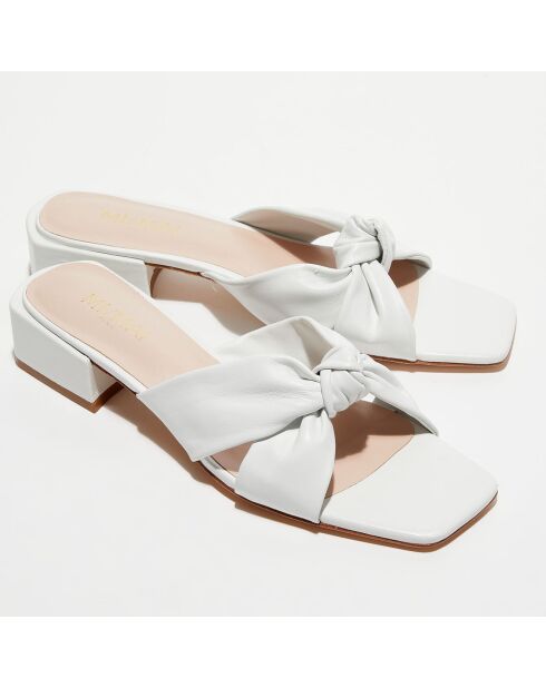Sandales en Cuir Nola blanches