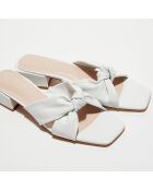 Sandales en Cuir Nola blanches