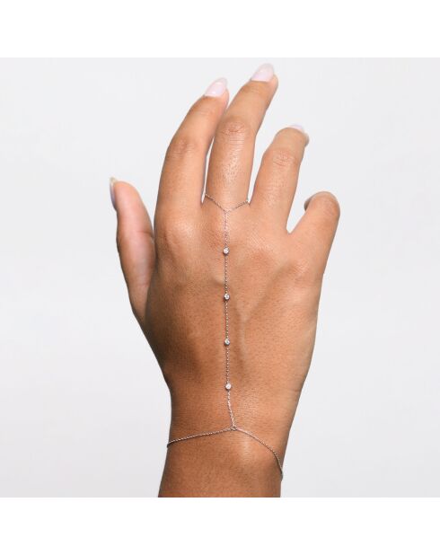 Bracelet Tiyi Diamants 0.09 ct or blanc