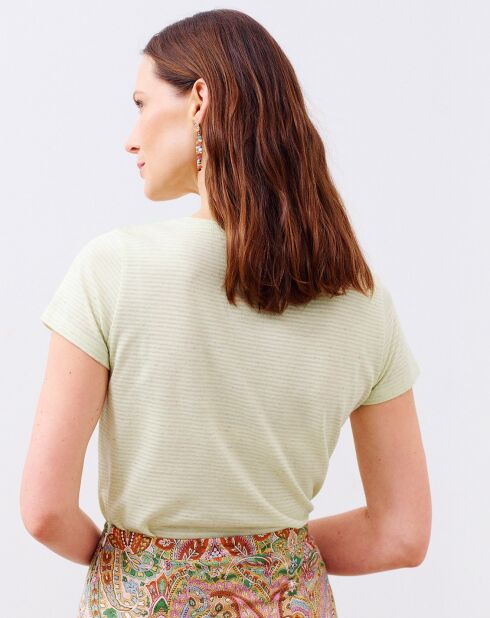 T-Shirt Java rayé sunlight