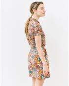 Chemise Loris imprimée chocolat