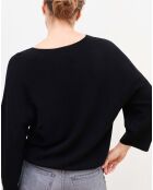 Pull 100% Laine Rosebelle noir