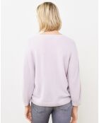 Pull 100% Laine Rosebelle parme