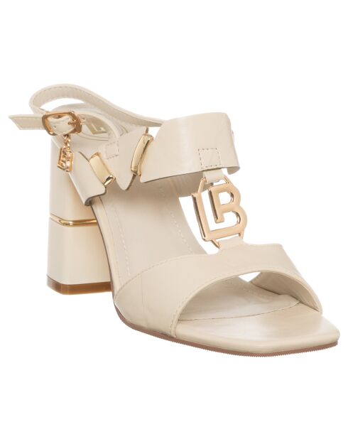 Sandales Calf ivoire - Talon 8.5 cm