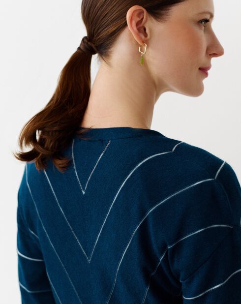 Cardigan bolero Matilda bleu marine