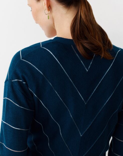 Cardigan bolero Matilda bleu marine
