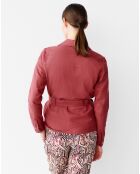 Veste saharienne Lily rouille