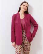 Blazer 100% Lin Emma groseille