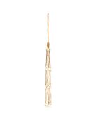 Pompon Long Shell blanc - L.75 cm