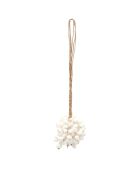Pompon Kai blanc - L.40 cm