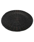 Set de table en perles noir - D.30 cm