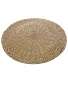 Set de table en perles doré - D.30 cm