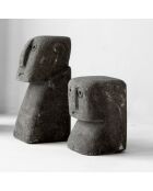 Statue de pierre Sumba grise - 4x5x11 cm