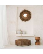 Miroir Early Monday naturel - D.75 cm