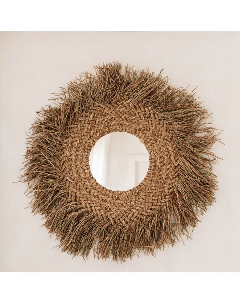 Miroir Early Monday naturel - D.75 cm