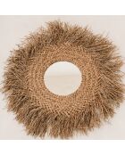 Miroir Early Monday naturel - D.75 cm