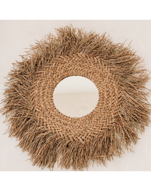 Miroir Early Monday naturel - D.75 cm