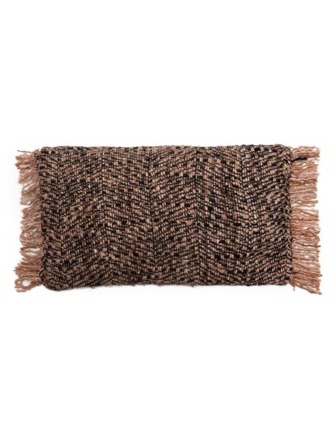 Housse de coussin Oh My Gee noir/cuivré - 30x50 cm