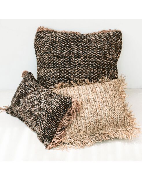 Housse de coussin Oh My Gee noir/cuivré - 30x50 cm