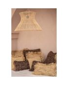 Housse de coussin Oh My Gee noir/cuivré - 35x100 cm